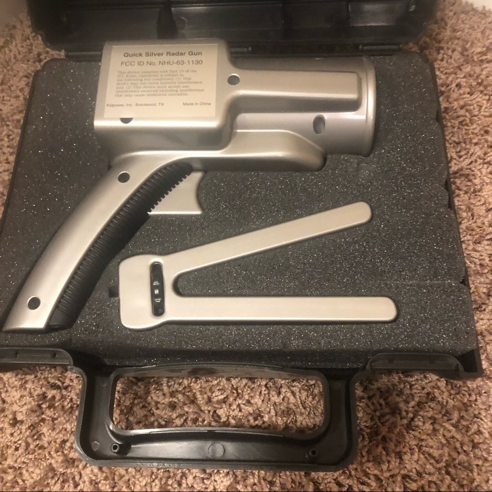 QUICK SILVER RADAR GUN/ new batteries